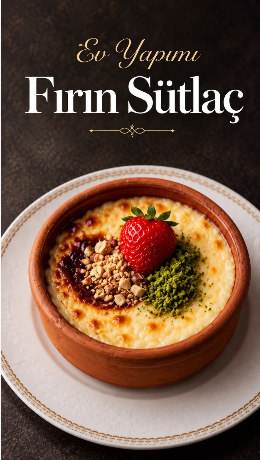 Ev Yapımı Fırında Sütlaç